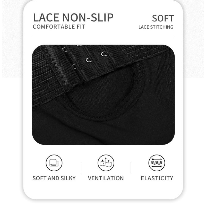 Butt lifter tummy control button shaping pants