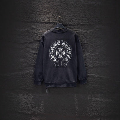 Chrome Hearts Sweatshirt Autumn/Winter Crew Neck Sweater