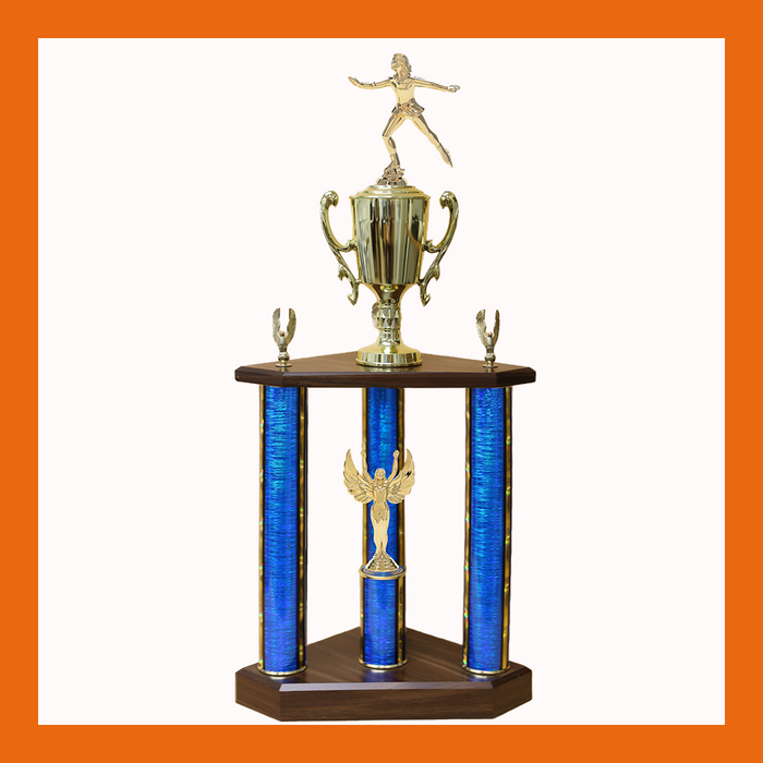 Figure Skating Three Poster Trophy