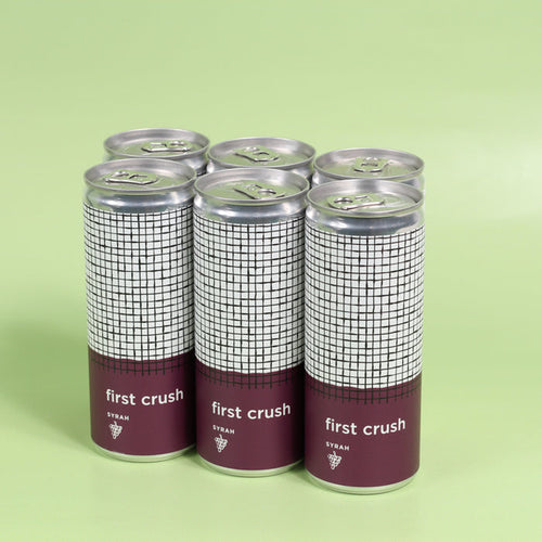 First Crush Cans - Syrah 6 pack