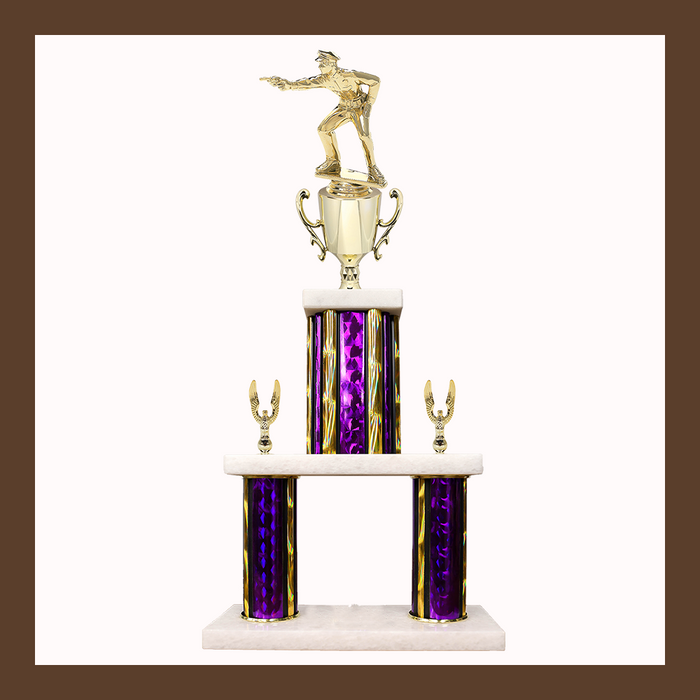 First Responders Marble Mini Two Poster Trophy With Cup