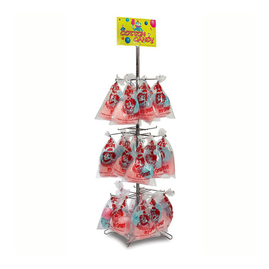 66-inch floor model metal display tree with cotton candy