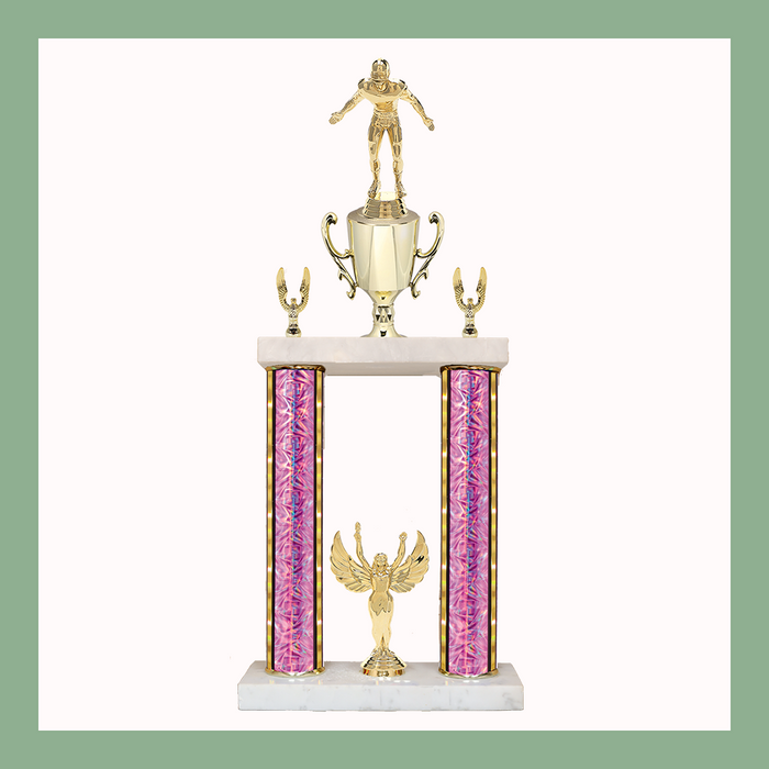 Football Marble Two Poster Trophy