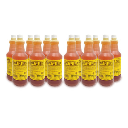 group of twelve 32-ounce bottles of Free 'N Easy liquid