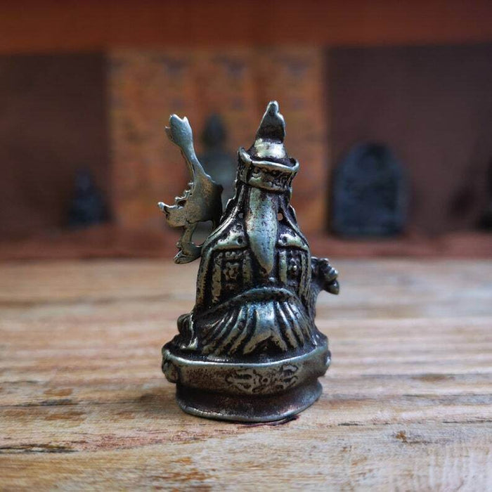 Gandhanra Antique Tibetan Buddha Statue,Padmasambhava,Guru Rinpoche - Tibetan Buddhist statue, view 7