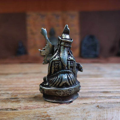 Gandhanra Antique Tibetan Buddha Statue,Padmasambhava,Guru Rinpoche - Tibetan Buddhist statue, view 7