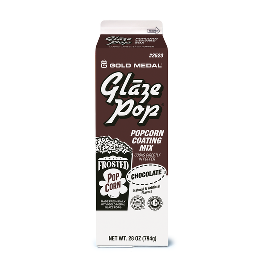 28-ounce carton of Chocolate Glaze Pop