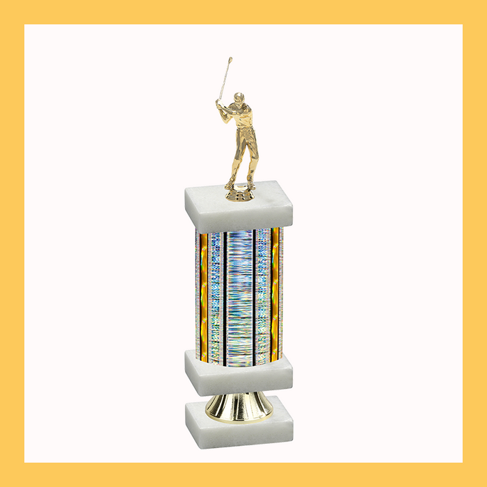 Golf Column Riser Trophy