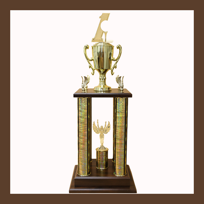 Golf Four Poster Trophy