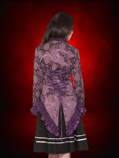 "Gothic Ghostly Jacket in Purple" HD Hollywood Costume