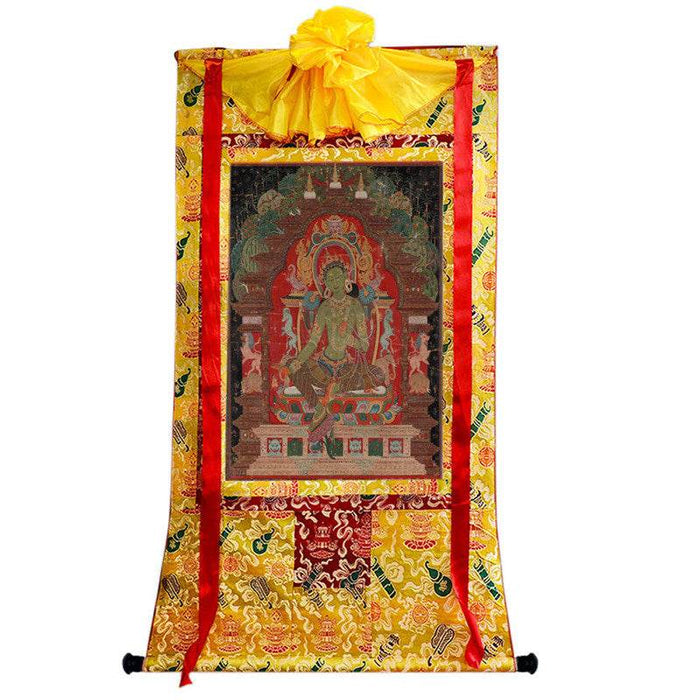 Green Tara Image - Tibetan thangka painting, view 8