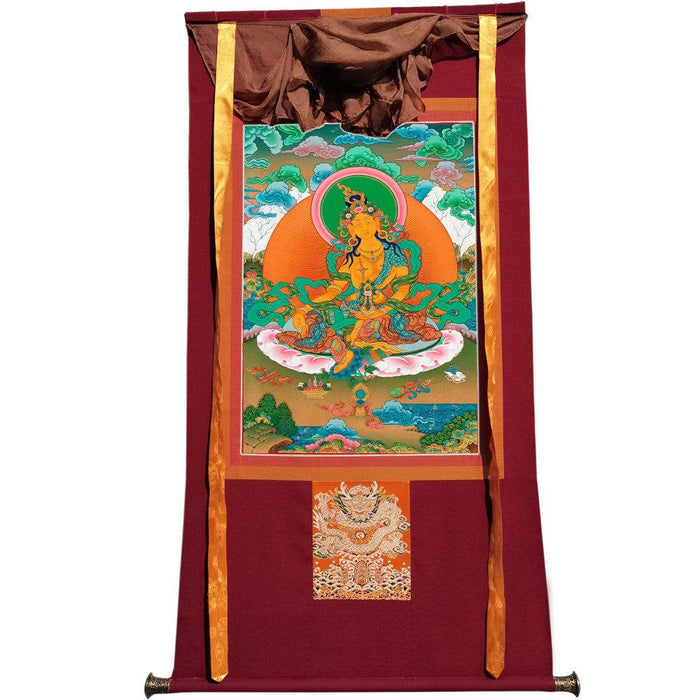 Green Tara - Tibetan thangka painting, view 7