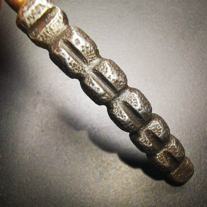 Handmad Charm Pendant,Tibetan Cordyceps Sinensis,Made of Cold Iron and Brass - Tibetan Buddhist art, view 8