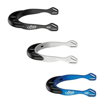 Herm. Sprenger fairRider spurs - aluminium, neck 20mm black thick rounded 47611 Herm. Sprenger