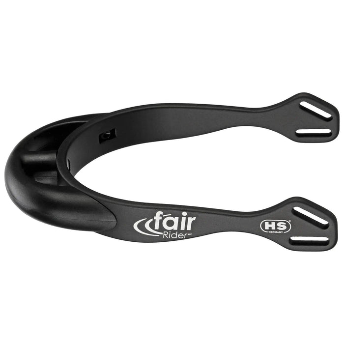 Herm. Sprenger fairRider spurs - aluminium, neck 20mm black thick rounded 47611 Herm. Sprenger