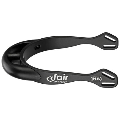 Herm. Sprenger fairRider spurs - aluminium, neck 20mm black thick rounded 47611 Herm. Sprenger
