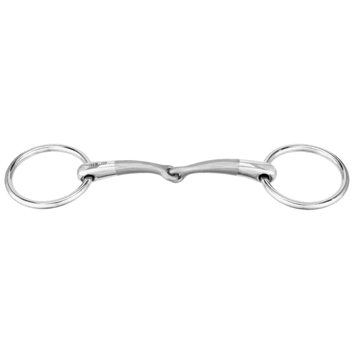 Herm. Sprenger satinox bradoon single jointed stainless steel 40261