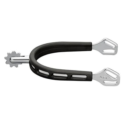 Herm. Sprenger ULTRA fit EXTRA GRIP spurs with Balkenhol fastening - Stainless steel, 30 mm rounded Herm. Sprenger