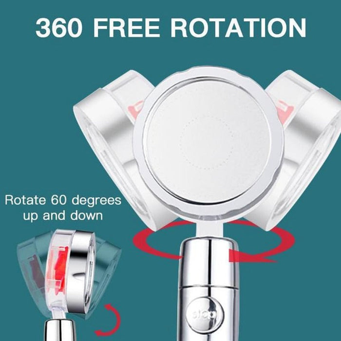 High Pressure Propeller-Driven Shower Head-TopOnlineBargains.Com
