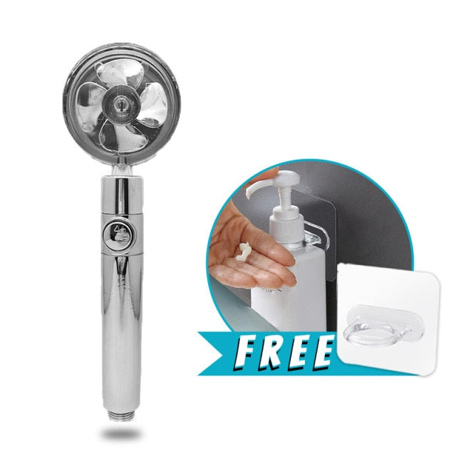 High Pressure Propeller-Driven Shower Head-TopOnlineBargains.Com