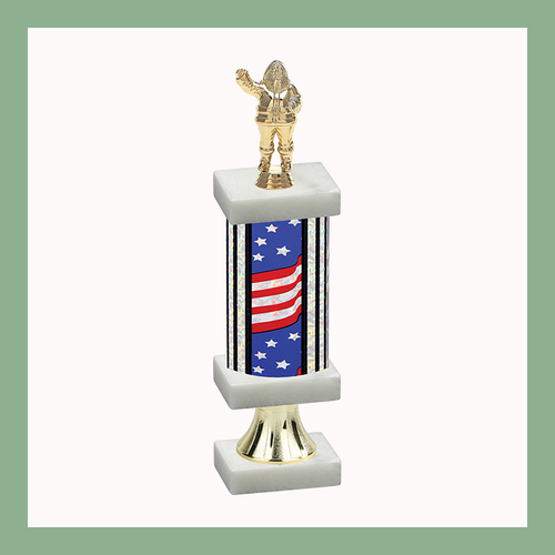 Holiday Column Pedestal Trophy