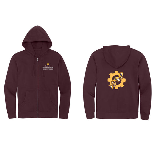 Hoodie Full Zip Unisex - Center for Genome Engineering - ships directly from maker