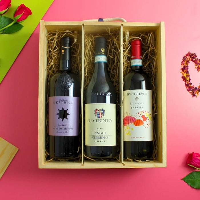 Italian Icons Trio Red Wine Gift