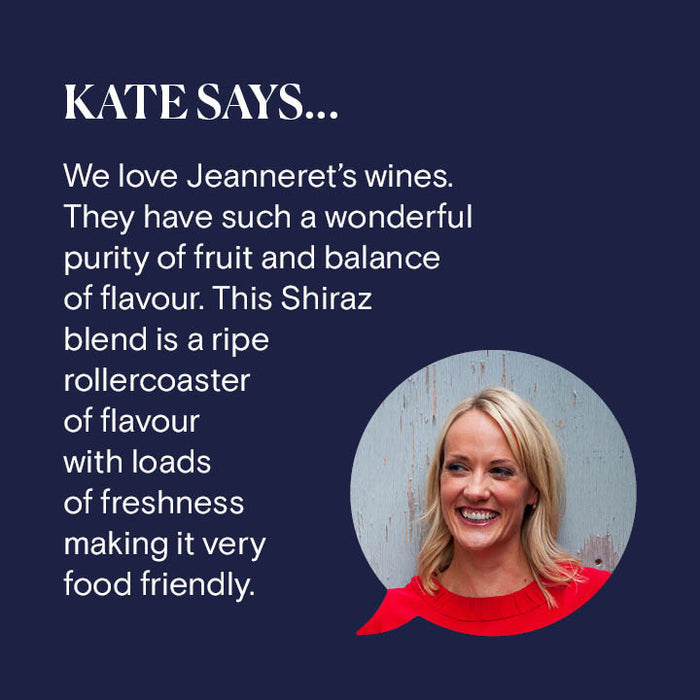 Reserve Wines' Kate Goodman gives her opinion on Jeanneret, Shiraz Grenache Malbec 2021