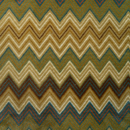 JUNO - CONTEMPORARY HERRINGBONE CUT VELVET UPHOLSTERY FABRIC BY THE YARD