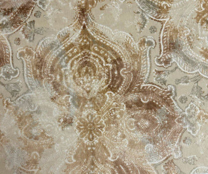 KASHMIR - CUT VELVET UPHOLSTERY FABRIC BY THE YARD