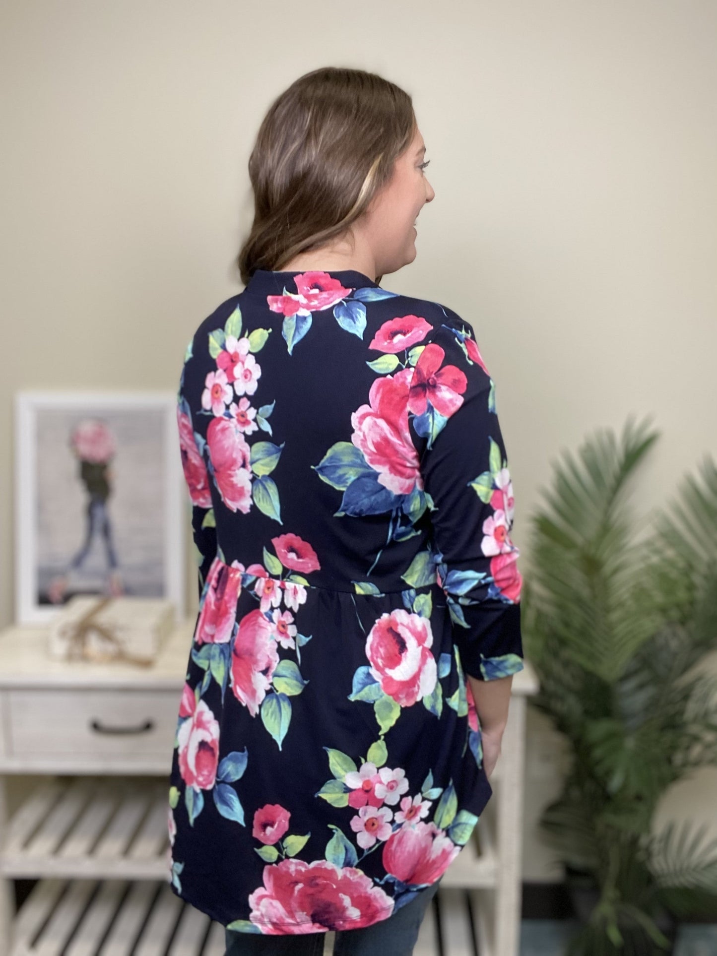 Island Bound Women's Baby Doll Style Top