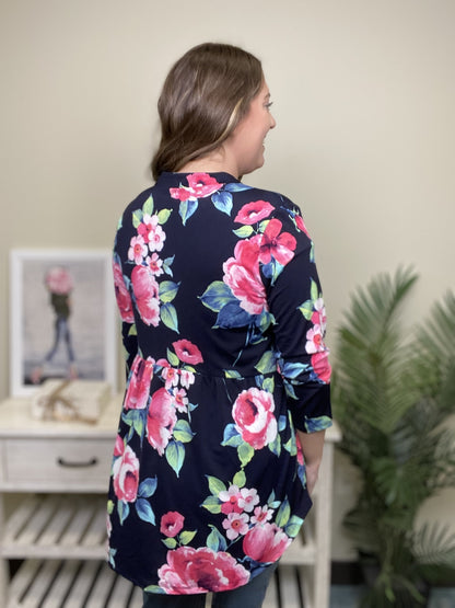 Island Bound Women's Baby Doll Style Top