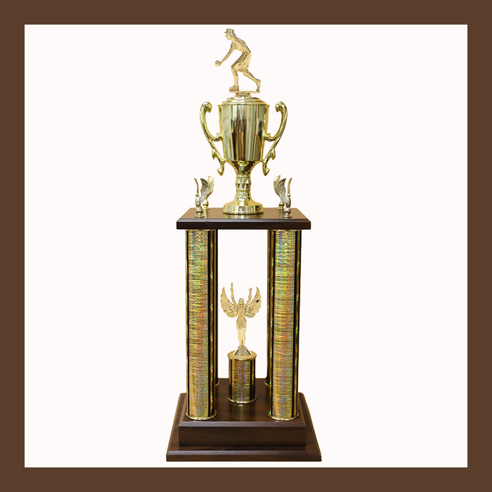 Lawn Games Four Poster Trophy