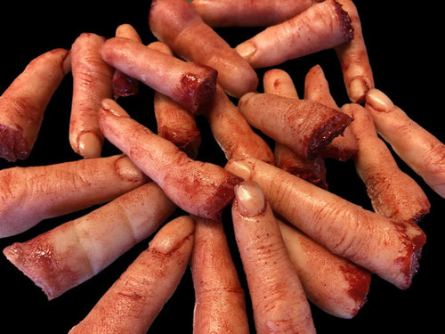 Lot of 20 "Severed Fingers" Halloween Prop