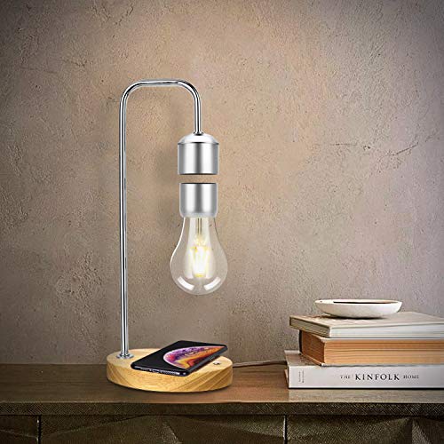 Magnetic Levitating LED Light Bulb with Wireless Charger-TopOnlineBargains.Com