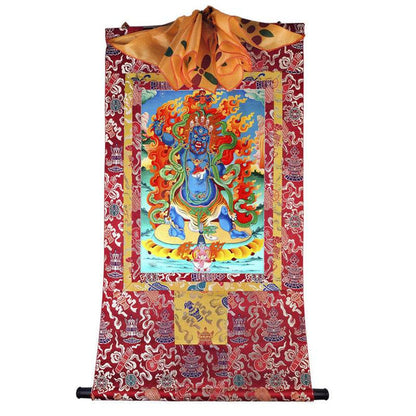 Mahakala Image - Tibetan thangka painting, view 7