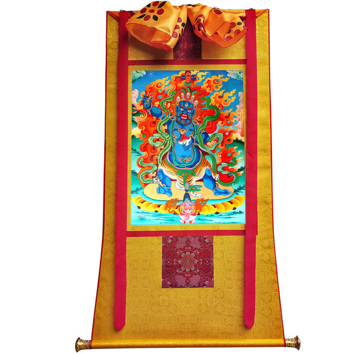 2779-唐卡-HBMT-084玛哈嘎拉-二臂-300dpi - Tibetan thangka painting, view 6