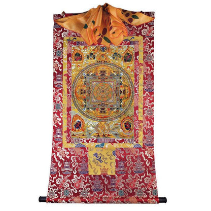 Mandala Image - Tibetan thangka painting, view 7