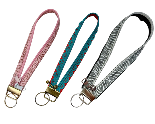 March POTM: CS Cork, Vinyl, Faux Leather Wristlet Key Fob