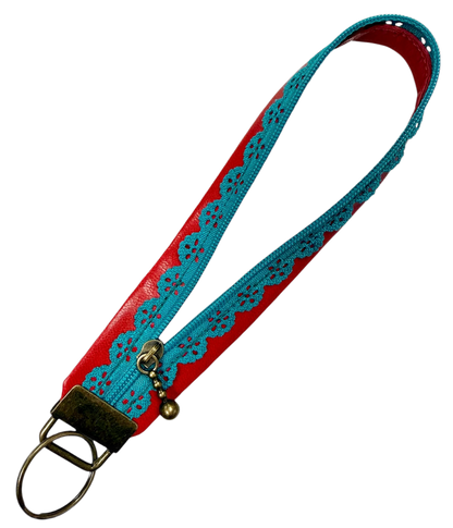 March POTM: CS Cork, Vinyl, Faux Leather Wristlet Key Fob