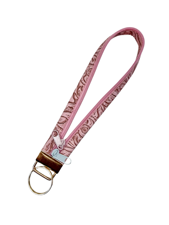 March POTM: CS Cork, Vinyl, Faux Leather Wristlet Key Fob