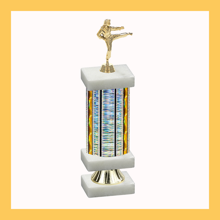 Martial Arts Column Riser Trophy
