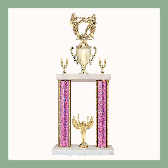 Martial Arts Marble Two Poster Trophy