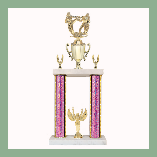 Martial Arts Marble Two Poster Trophy