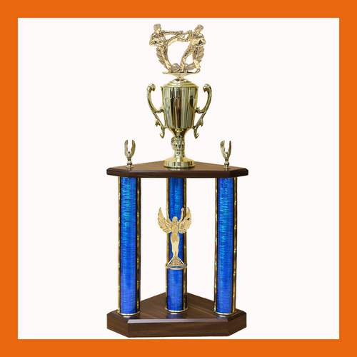 Martial Arts Three Poster Trophy
