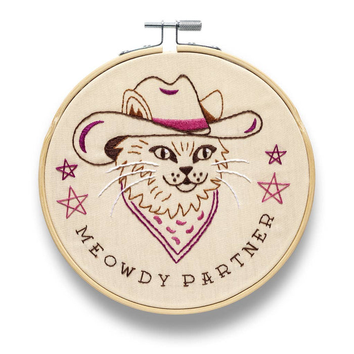 Meowdy Partner Embroidery Kit
