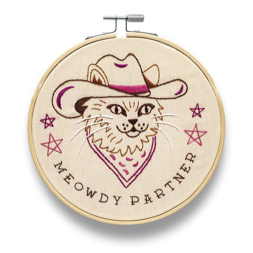 Meowdy Partner Embroidery Kit