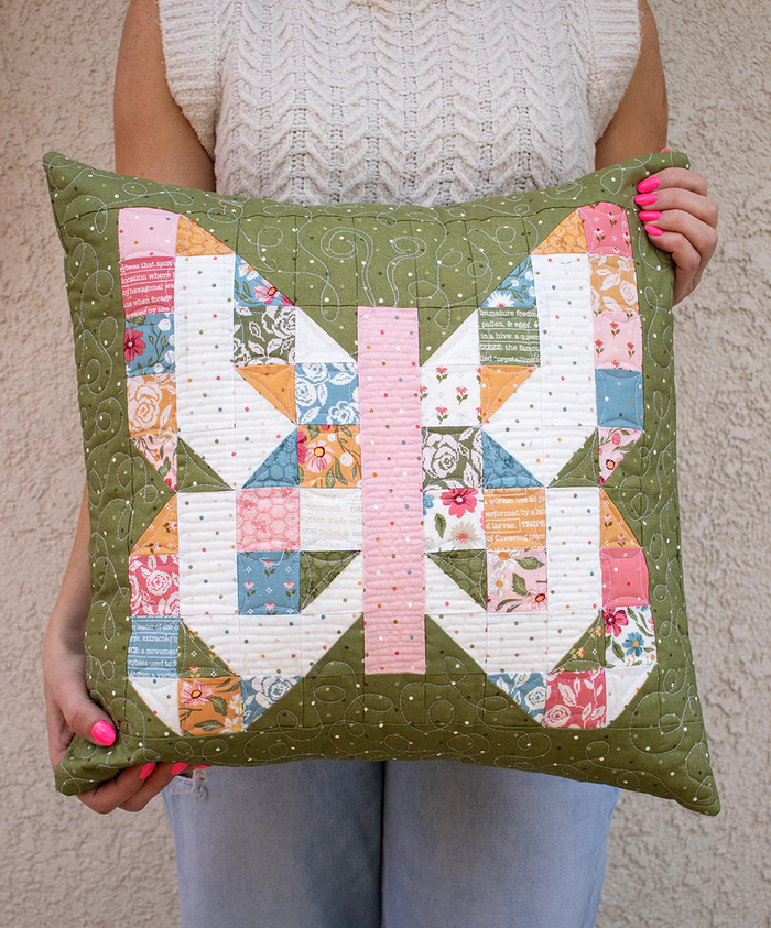 Mini Charmed Pillow, Block, or Mini Quilt Kit, #249