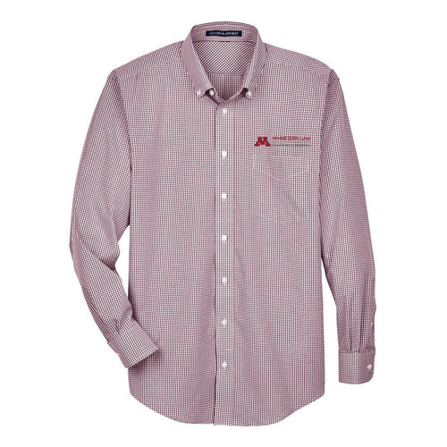 Minnesota Law - Men's Long Sleeve Button Down Collar Woven Shirt - ships directly from maker (Copy)