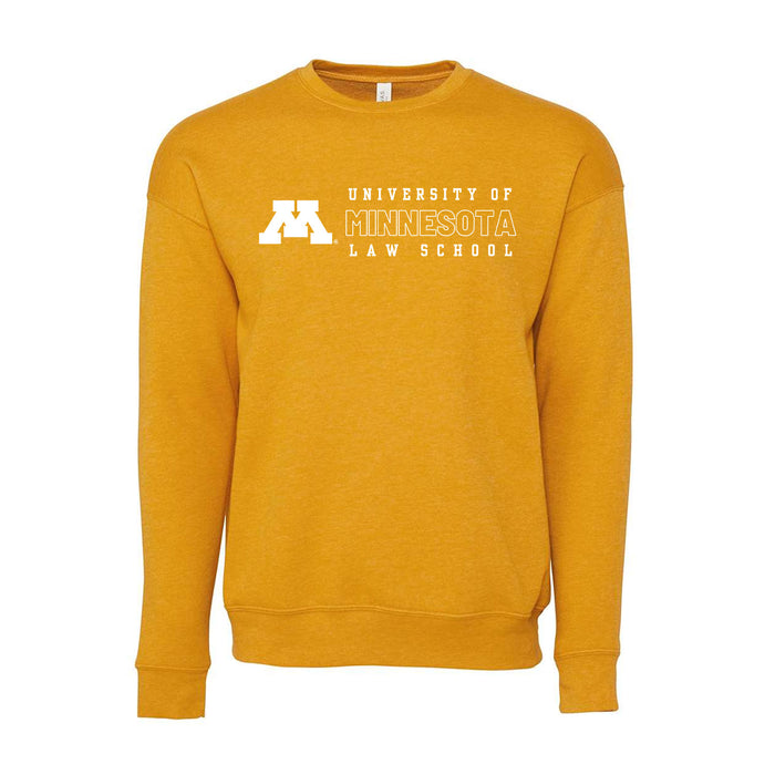 Minnesota Law - Unisex Drop Shoulder Fleece Crew - ships directly from maker